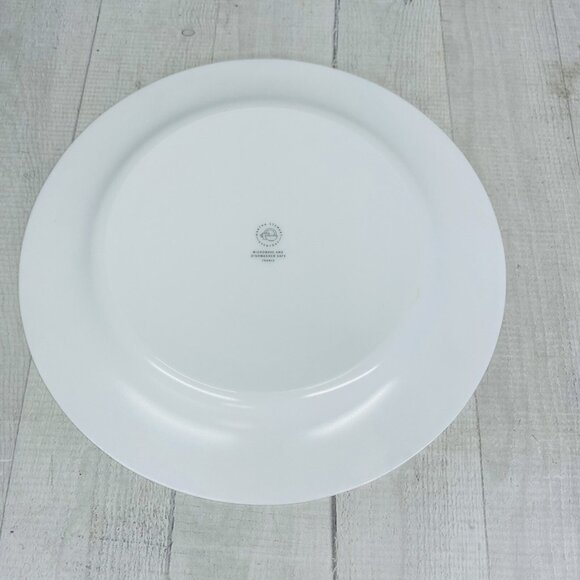 Martha Stewart MTW5 Purple Pacific Wildflowers France Glass Dinner Plates Set 4 - Picture 5 of 16